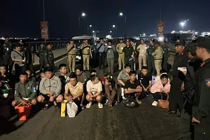 Các công dân do phía Campuchia trao trả cho Việt Nam