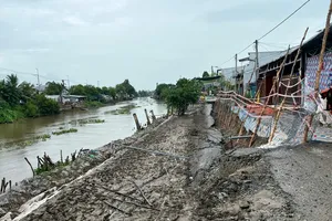 Một số điểm sạt lở trên địa bàn tỉnh An Giang trong thời gian qua