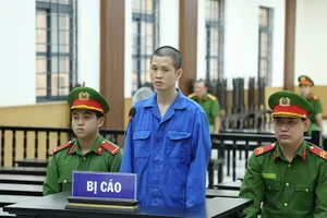 Bị cáo Nguyễn Quốc Tuấn tại phiên tòa