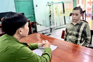 Đối tượng Nguyễn Thành Nhân bị bắt sau thời gian lẩn trốn