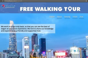 Official website of Vietravel's Free Walking Tour (Photo: freewalkingtour.com.vn)