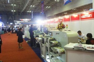 A fair to exhibit packaging and printing products (Photo: SGGP)