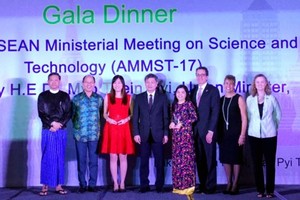 She is honored at an Award Ceremony in the presence of ASEAN Science and Technology Ministers and Senior Officials in Nay Pyi Taw, in Burma