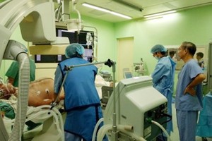 Vietnamese doctors save French with heart attack