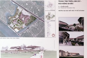 Student Le Kien Quoc's project of ornamental tree in Sa Dec district ( Photo: SGGP)