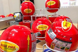 New convenient firefighting balls introduced