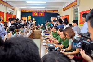 At the press brief (Photo: SGGP)