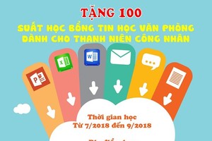 One hundred IT scholarships given to young workers