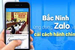 Zalo used to deliver e-administrative services in Bac Ninh Province
