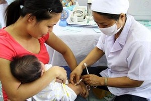 Vaccination is the best way to prevent measles (Photo: SGGP)