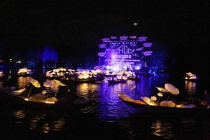 The ceremony to receive the certificate honouring the Huong Son landscape complex, also known as Huong Pagoda, was held on September 19 (Photo: VNA)