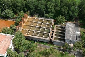 A clean water station in Binh Chanh District (Photo: SGGP)