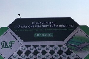 $7 million food processing plant opened in Dong Nai province