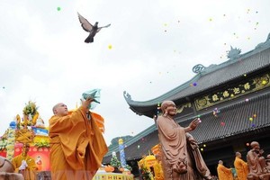 Vietnam will host the United Nations Day of Vesak Celebrations in 2019 from May 12-14 next year (Photo: VNA)