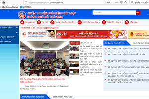 HCMC launches law website to raise people’s awareness