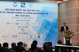 The 21st National Conference on Electronics, Communications, and Information Technology opened in Hanoi on December 14 (Photo: qdnd.vn)