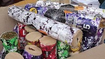 Ha Tinh police arrest man for possession of 43 kg firecracker