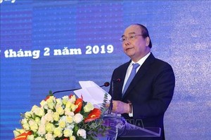 Prime Minister Nguyen Xuan Phuc speaks at the event (Photo: VNA)