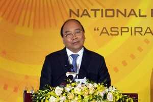 Prime Minister Nguyen Xuan Phuc .( Photo by T.B )