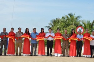 Inauguration of $ 3.6 million freshwater reservoir in Ben Tre
