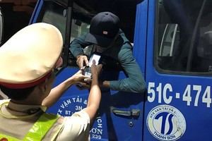 Traffic police cracks down DUI drivers