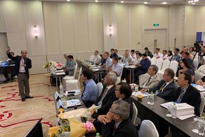 Scientists attending the international conference on computational science and engineering (ICCSE-4) held by the Institute for Computational Science and Technology (ICST)