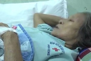 One of victims in the hospital (Photo: SGGP)