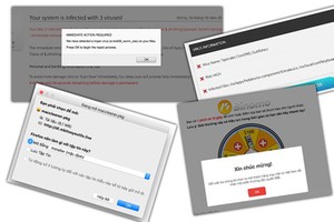 Users need to be careful when accessing new websites and advertisements due to possible malware. (Photo: SGGP)