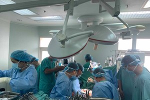 Liver transplant is carried out at the hospital (Photo: SGGP)