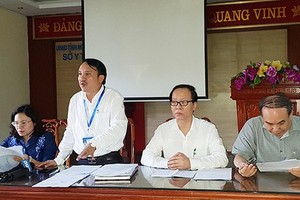 At the press briefing (Photo: SGGP)