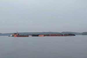 The sunek ship (Photo: SGGP)