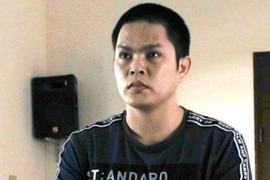 Tran Anh Ngoc at the court (Photo: SGGP)