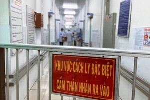 The isolated area in Cho Ray Hospital (Photo: SGGP)