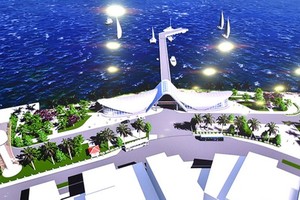 Architect impression of the wharf (Photo: SGGP)