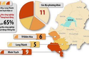 Dong Nai province considers to halt opening of more industrial parks