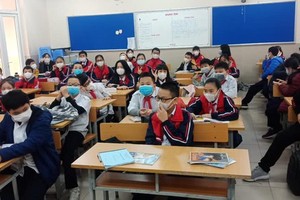 Opinion poll on wearing face masks at schools taken in HCMC