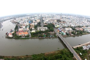 A view of Can Tho City. Can Tho aims to become the first smart city in Mekong Delta by 2025. — Photo vietnamplus.vn
