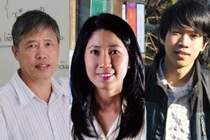 The three scientists winning Ta Quang Buu Awards 2020. (Photo: NGUOILAMBAO.VN)