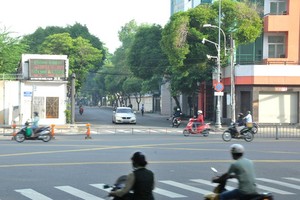 The section connecting Phan Thuc Duyen street and Tran Quoc Hoan street (Photo: SGGP)
