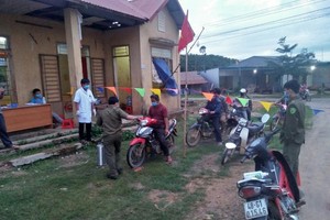 People are isolated to prevent further spread of diphtheria (Photo: SGGP)