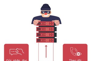 Attacking method of spyware VN84App (Photo: SGGP)