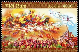 A stamp on the Bach Dang victory (Photo: VNA)