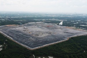 A landfill site in Ho Chi Minh City. (Photo: SGGP)