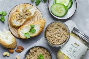 A vegan liver pate product of the brand Minh Chay, (Photo: SGGP)