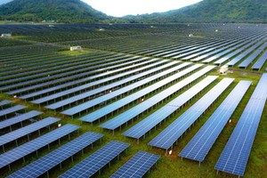 The first stage of Sao Mai Solar Power Plant achieved positive results. (Photo: SGGP)