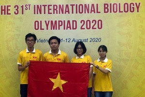 Four students win the international Biology Olympiad 2020 (Photo: SGGP)