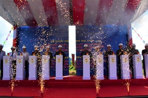 The dioxin-remediation project at A So Airbase was launched on Friday in Thua Thien – Hue Province. — Photo qdnd.vn