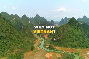 The 30-second video “Why not Vietnam” introduces the country’s stunning views from north to south, describing Vietnam as a safe, new and exciting place to have an adventure. (Photo: tienphong.vn)