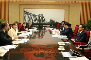 Deputy Prime Minister Vu Duc Dam at the conference (Photo: SGGP)