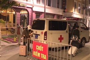 The student's house in Quang Ninh is under monitoring (Photo: SGGP)